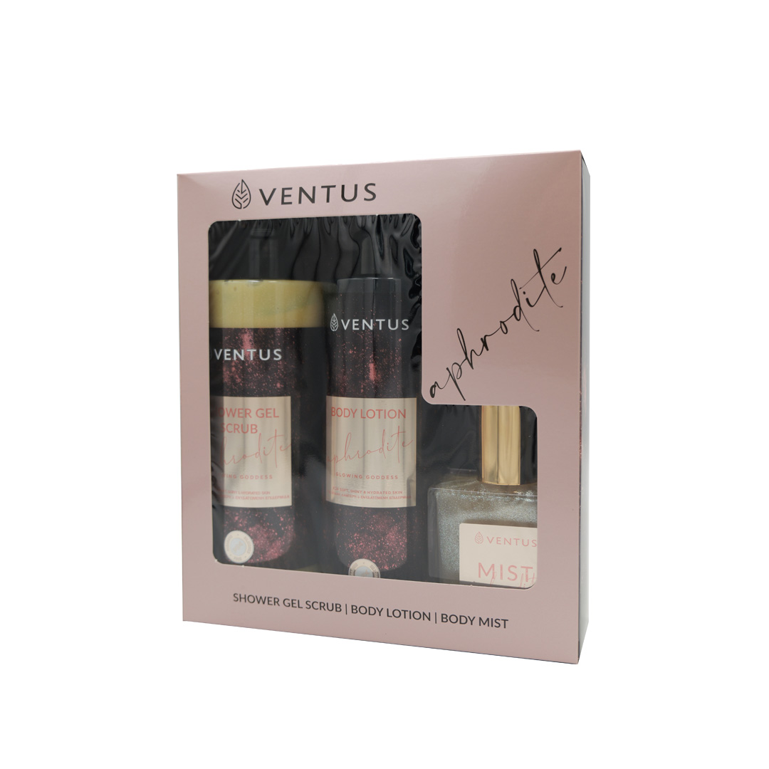 Ventus Aphrodite Gift Set Sh.gel 300ml + Bl 250ml + Mist 50ml