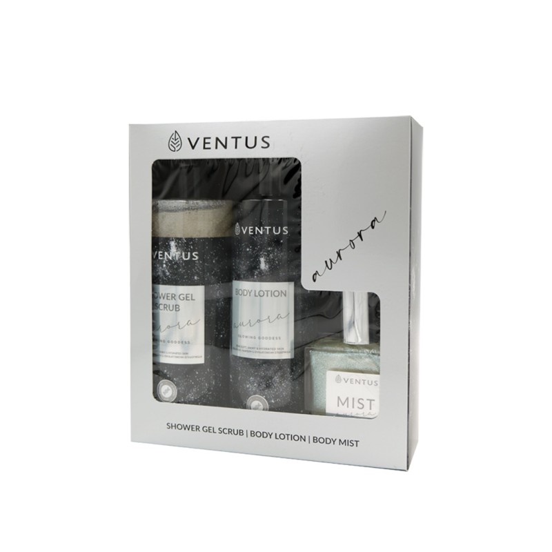 Ventus Aurora Gift Set Sh.gel 300ml + Bl 250ml + Mist 50ml