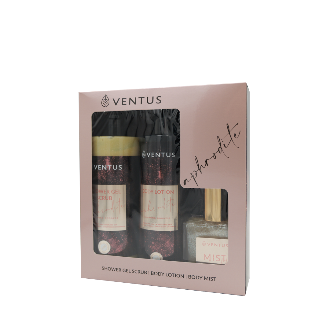 Ventus Aphrodite Gift Set Sh.gel 300ml + Bl 250ml + Mist 50ml