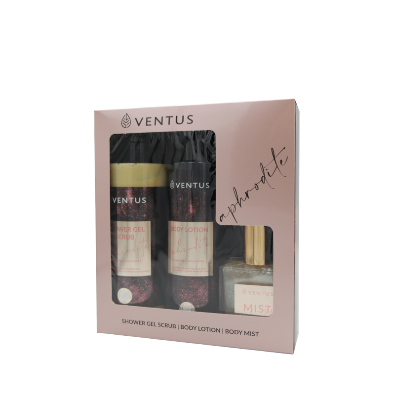 Ventus Aphrodite Gift Set Sh.gel 300ml + Bl 250ml + Mist 50ml