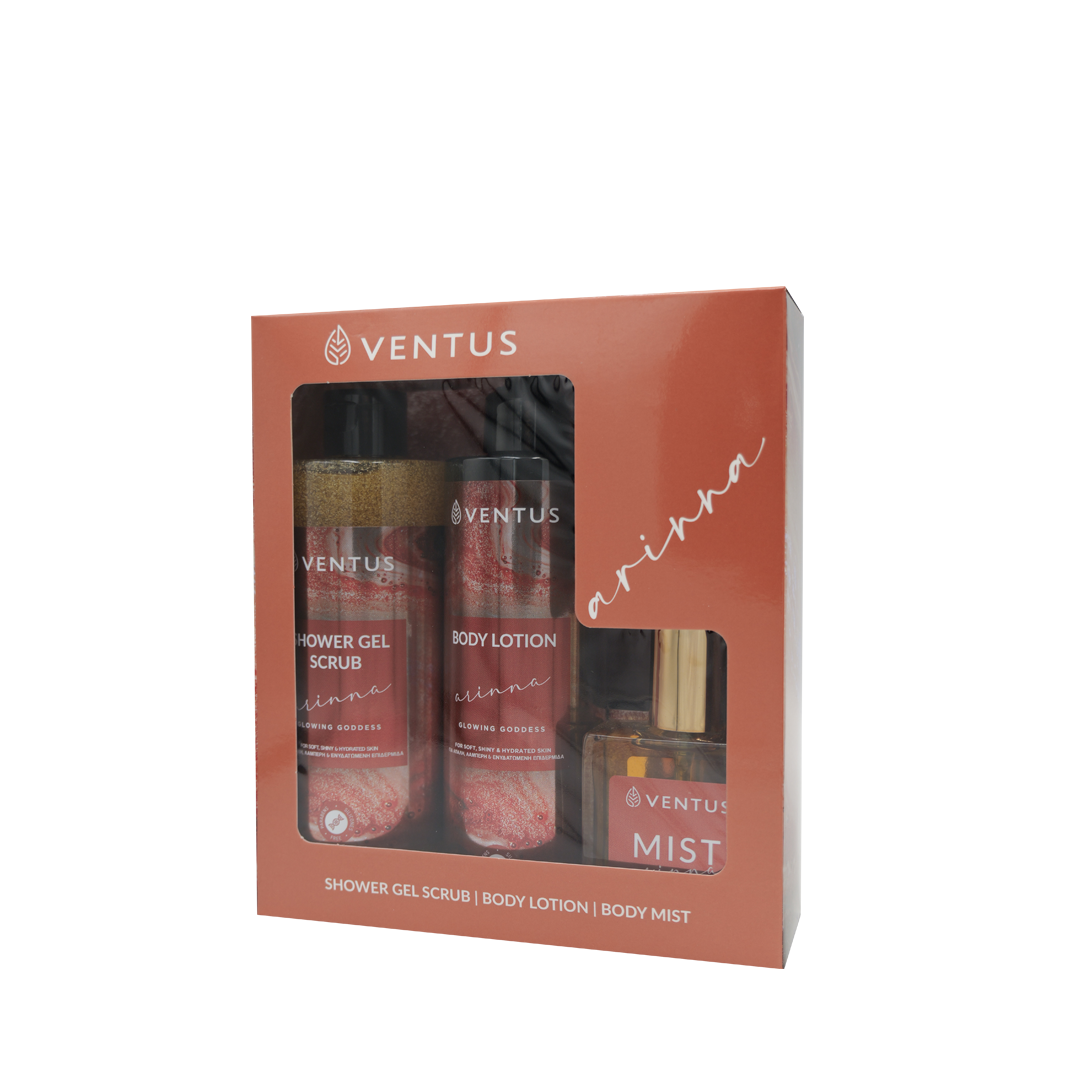 Ventus Arinna Gift Set Sh.Gel 300ml + Bl 250ml + Mist 50ml