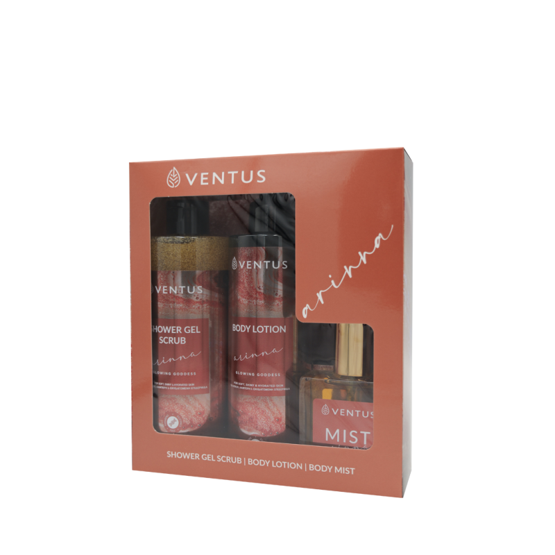 Ventus Arinna Gift Set Sh.Gel 300ml + Bl 250ml + Mist 50ml