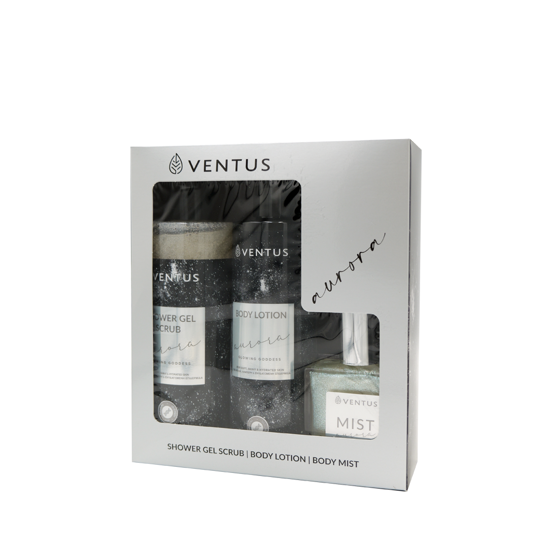 Ventus Aurora Gift Set Sh.gel 300ml + Bl 250ml + Mist 50ml