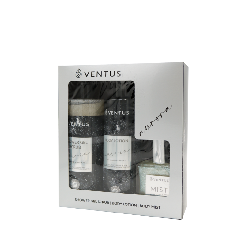 Ventus Aurora Gift Set Sh.gel 300ml + Bl 250ml + Mist 50ml
