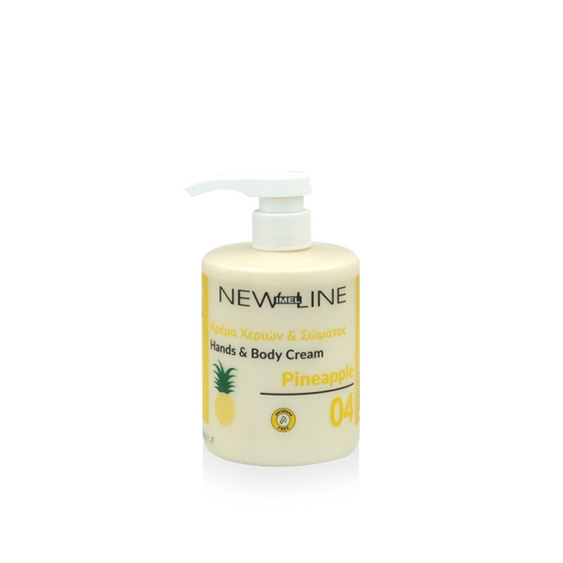 Κρέμα Χεριών & Σώματος New Line Pineapple 500ml