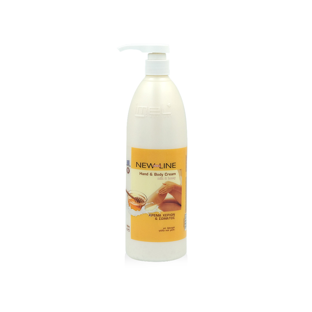 Κρέμα Χεριών & Σώματος New Line Honey & Milk 1000ml