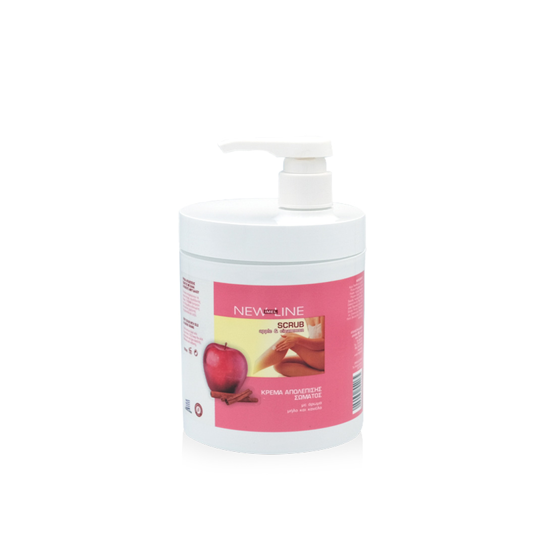 Κρέμα Απολέπισης Σώματος New Line Apple & Cinnamon 1000ml