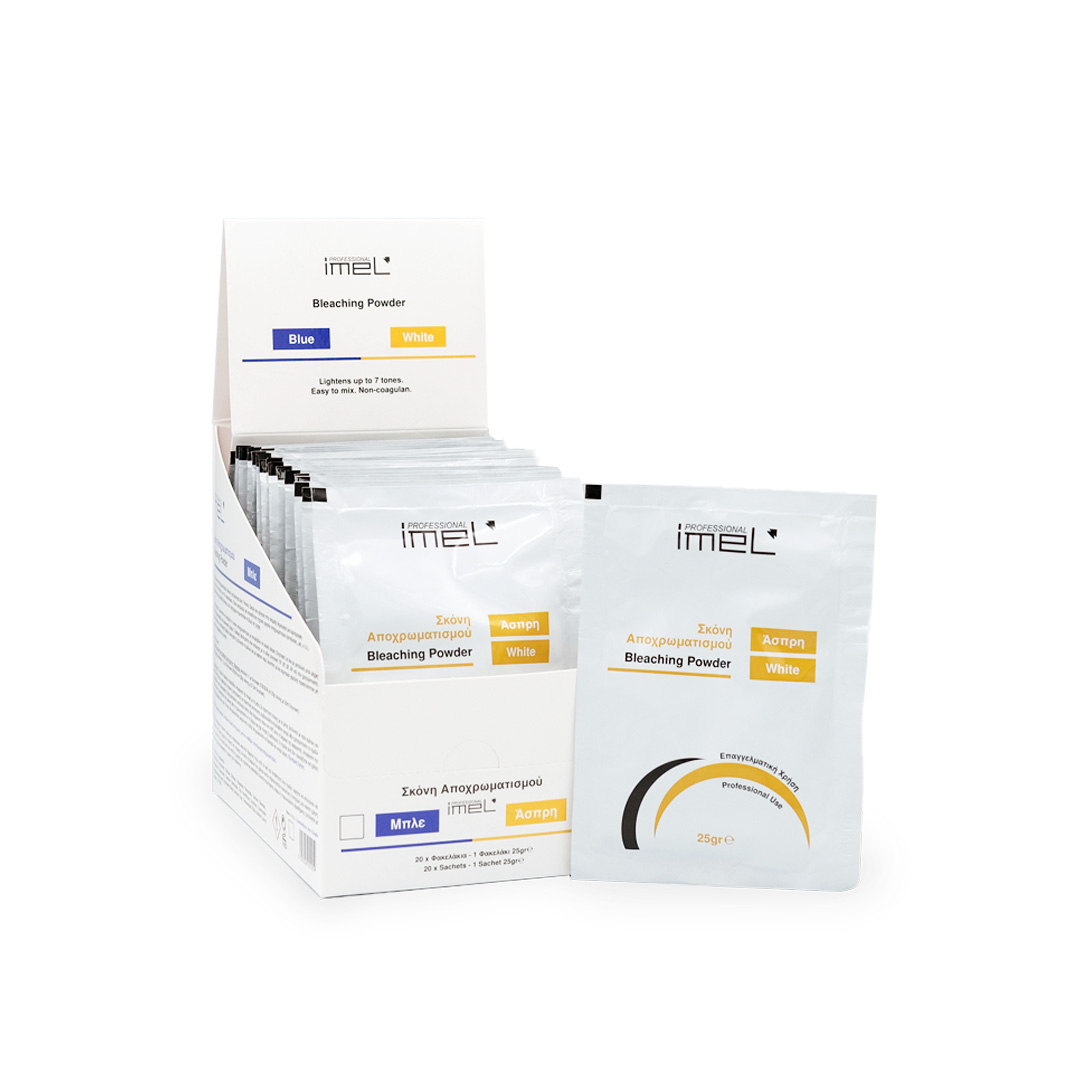 Σκόνη Αποχρωματισμού White - Φακελάκια 20x25gr