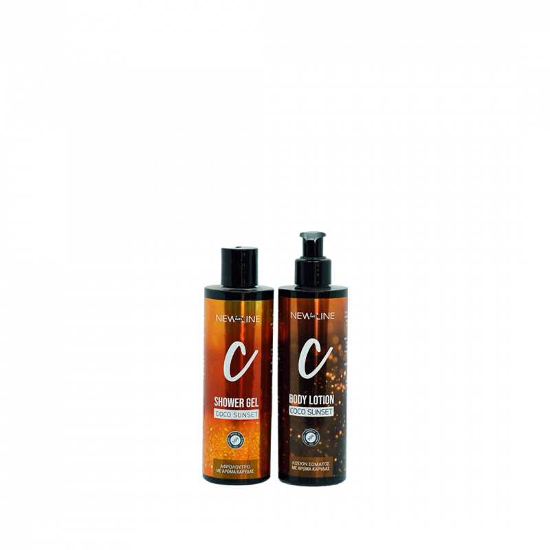 New Line Γαλάκτωμα Σώματος & Αφρόλουτρο Coco Sunset 250ml