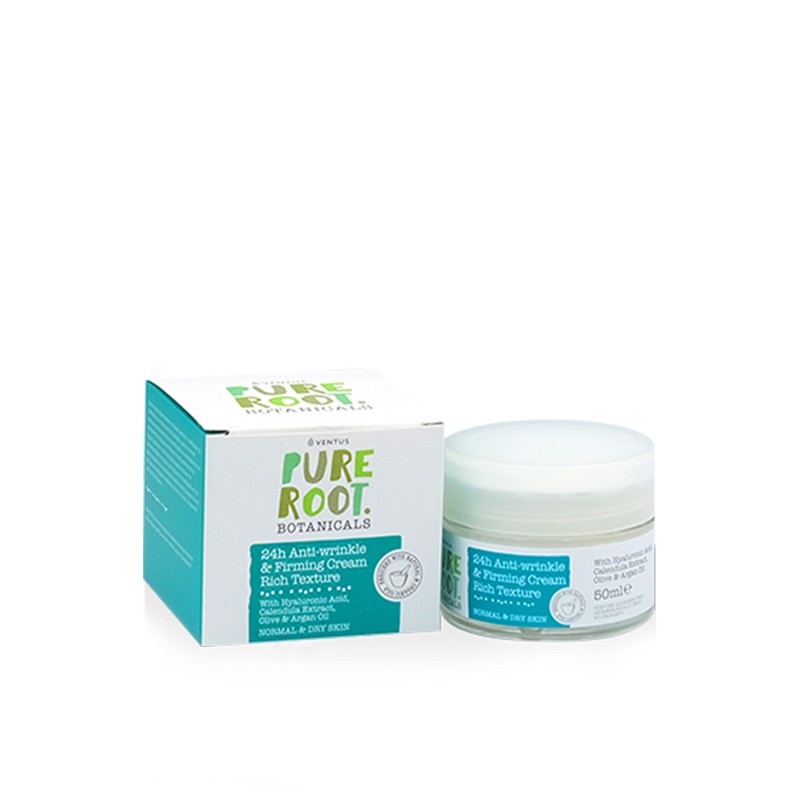 24ωρη Αντιρυτιδική & Συσφικτική Κρέμα Πλούσια Σύνθεση Ventus Pure Root 50ml