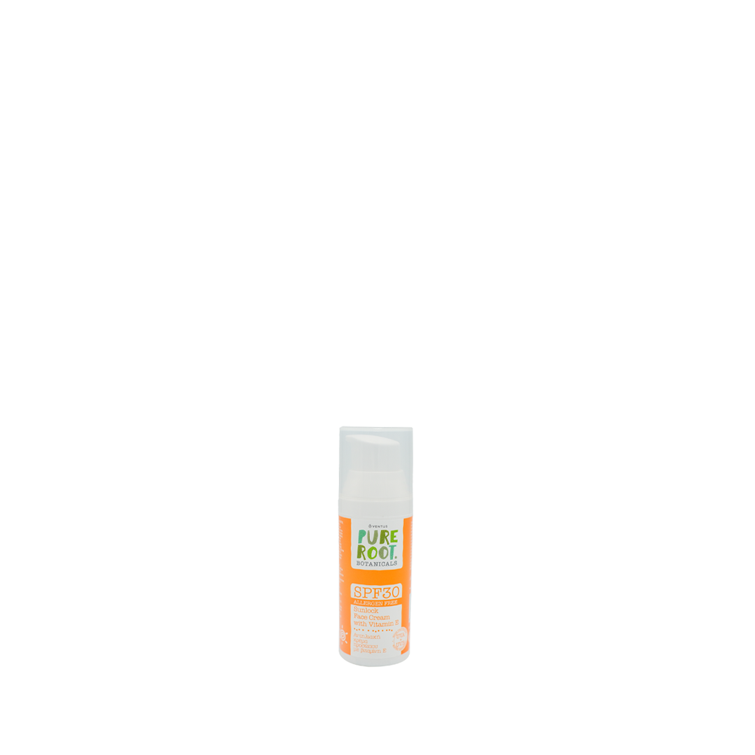 Αντηλιακή Κρέμα Προσώπου Ventus Pure Root SPF 30 50ml