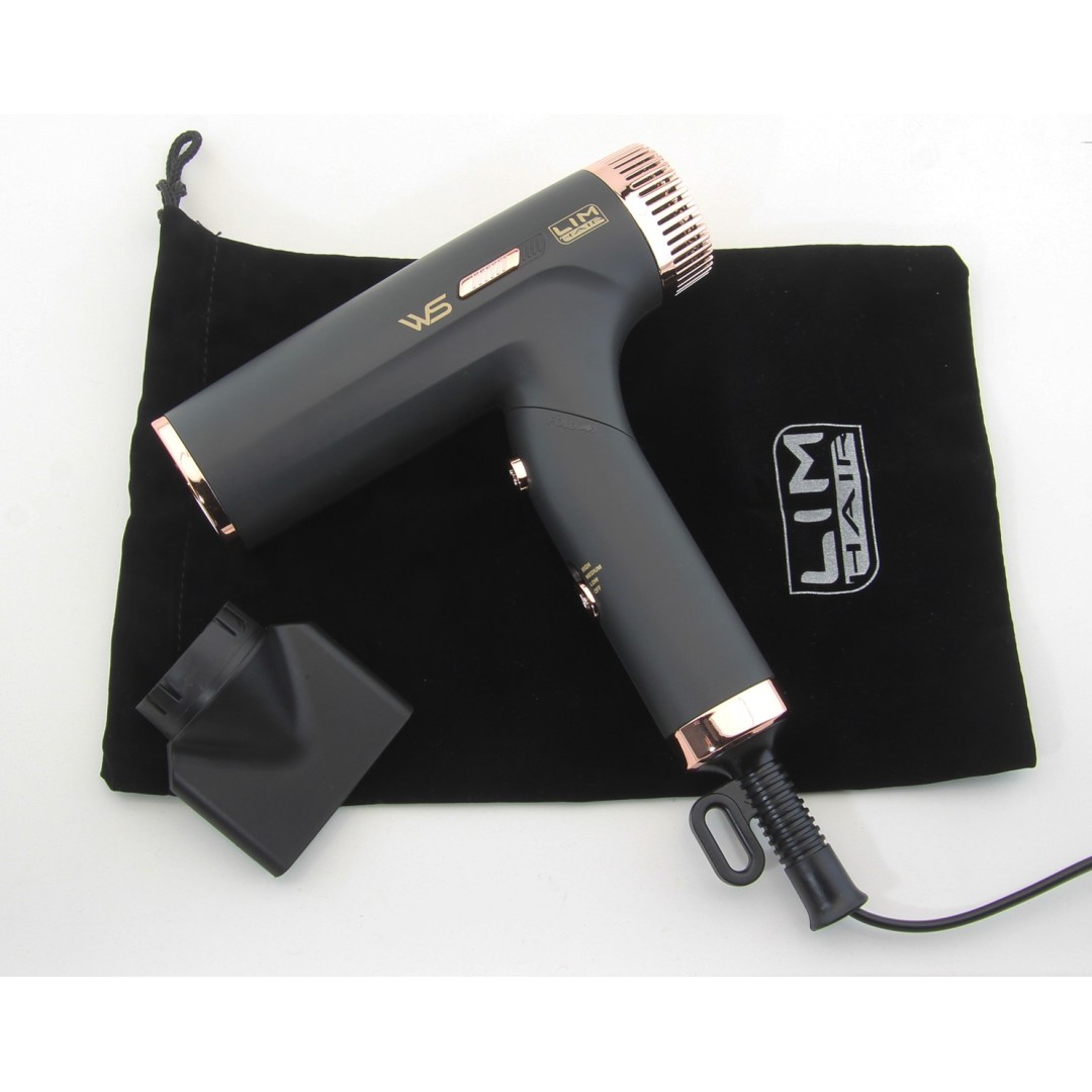 LIM HAIR WS Foldable Travel Hair Dryer 1200W  Black